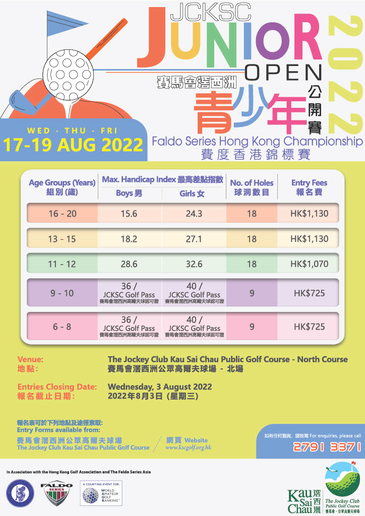 JCKSC Junior Open 2022