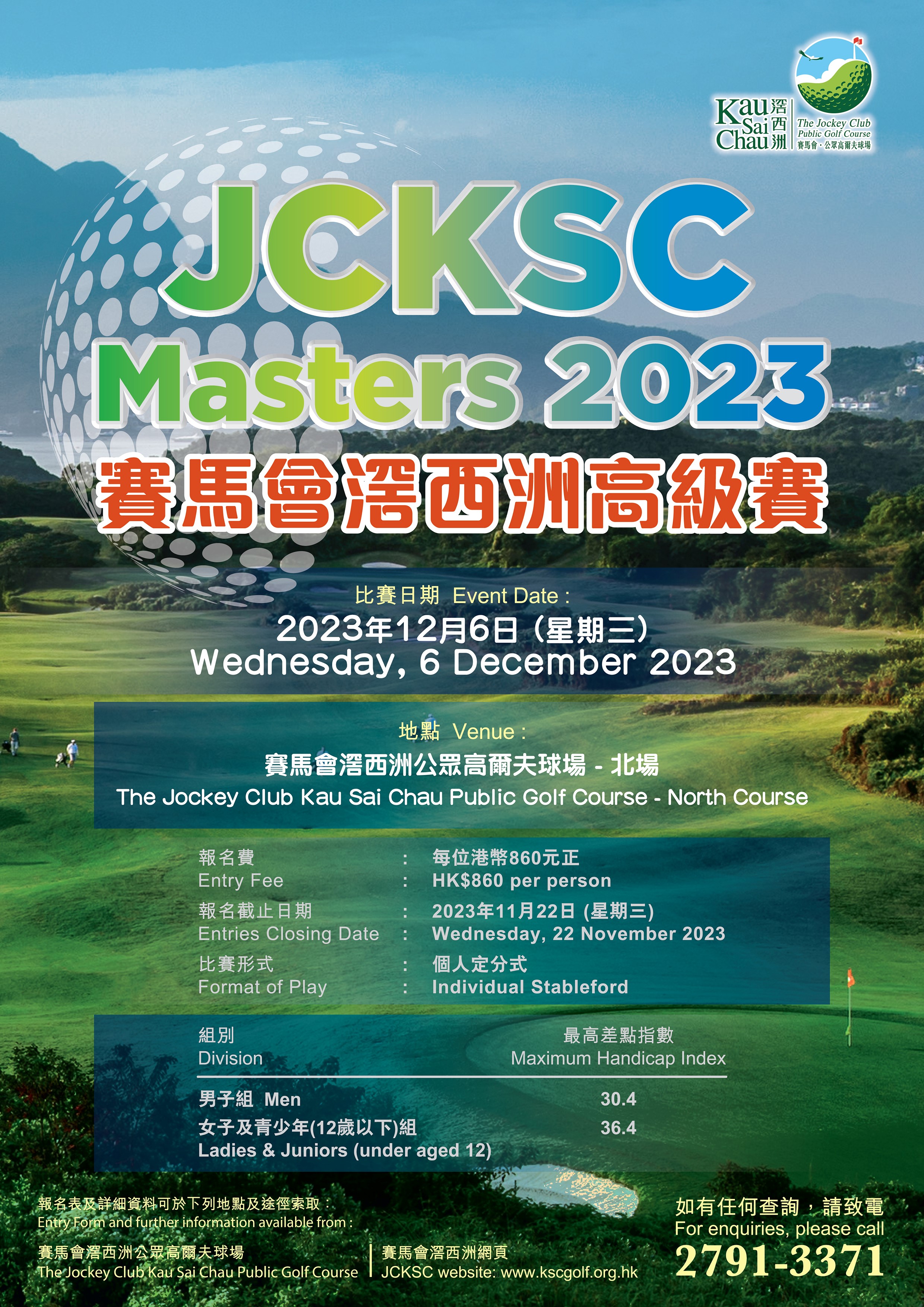 JCKSC Masters 2023
